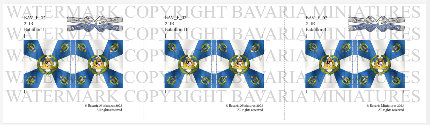 BAV_FL_2 - Flags of the 2nd Infantry Regiment (3)